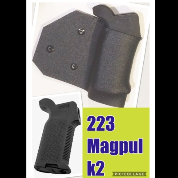 Featureless California Fin Grip Wrap Magpul Moe K2 AR 223 CA Legal Compliant - Picture 1 of 3